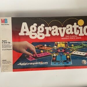 Vintage 1989 Milton Bradley Aggravation Board Game